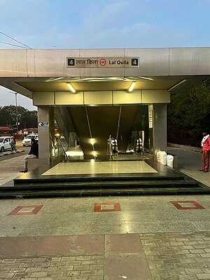 Lal Quila Delhi Metro Station
