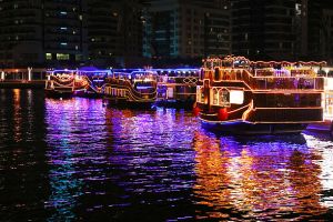 Dhow Dinner Cruise with Dinner & Entertainment in Dubai Creek & the Open Seas